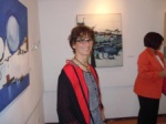Gönen at the opening of her exhibition in 2013